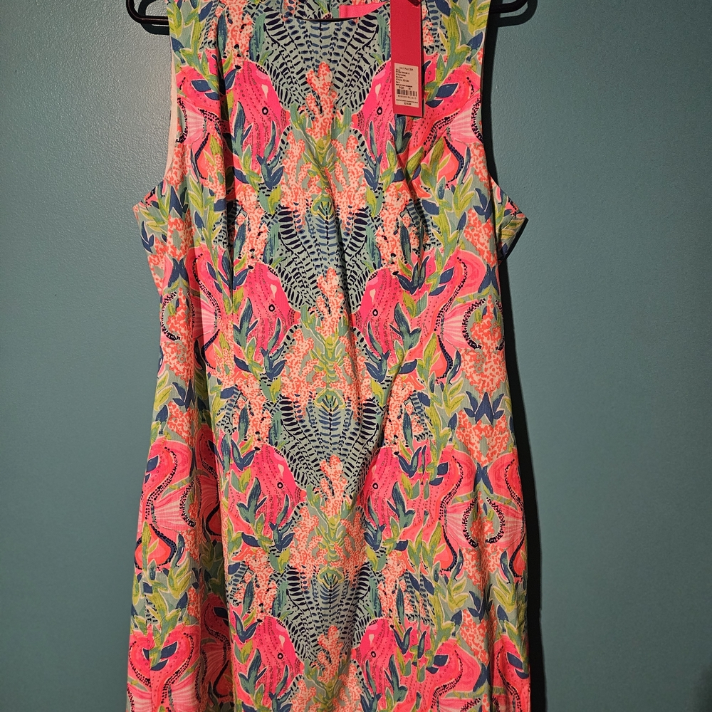 Lilly Pulitzer Vibrant Print Midi Dress - Picture 10 of 10